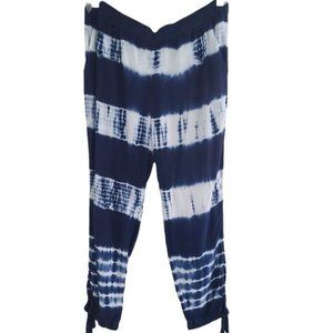 Aerie Tye Dye Knotted Hem Pants Size Large